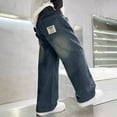 thumbnail image 6 of Staki Baggy Jeans Boys Boys Baggy Jeans Kids Casual Straight Leg Loose Fit Denim Pants with Pockets(Blue,13-14 Years), 6 of 9