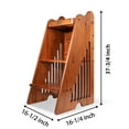 thumbnail image 2 of CONSDAN Kitchen Step Stool for Toddlers, Kids Standing Tower Kitchen Toddler Learning Stool, Kitchen Stool with Safety Rail for Kitchen Counter, Bathroom Sink, 2 of 9