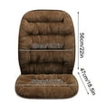 thumbnail image 3 of Funda cálida para asiento de coche, cojín delantero y trasero, protector de asiento, material suave, para invierno, ajuste universal, acolchado cómodo, funda para asiento de coche, protector de, 3 of 8