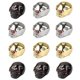 thumbnail image 5 of Volume Knob Guitar Accessories 12Pack Metal Skull Design Potentiometer Caps Golden 2.4x2cm For Electric Guitar Musicians, 5 of 5