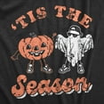 thumbnail image 2 of Womens Tis The Season T Shirt Funny Spooky Halloween Costume Lovers Tee for Ladies Womens Graphic Tees, 2 of 9