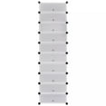 thumbnail image 2 of vidaXL 10 Compartments Shoe Organizer Storage Rack Display Stand Shelf 2 Colors, 2 of 10
