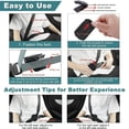 thumbnail image 6 of 2 Pcs Car Seatbelt Adjuster,Seat Belt Positioner Clip Universal Fit for Cars, Black, 6 of 8
