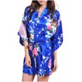 thumbnail image 1 of LSLJS Cardigan Imprimé Ample pour Femmes Ceinture Peignoir Court, Robes Cadeaux pour Femmes, 1 of 3
