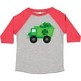 thumbnail image 3 of Inktastic St Patricks Day Irish Clover Dump Truck Childs Boys Toddler T-Shirt, 3 of 5