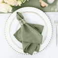 thumbnail image 6 of Efavormart Cloth Napkins Set of 25, 17x17  Inch Eucalyptus Dusty Sage Seamless Dinner Napkins, Washable Linen Table Napkin Cloth with Hemmed Edges for Weddings, Party and Banquet, 6 of 10