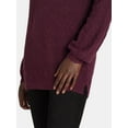 thumbnail image 2 of The Pioneer Woman’s Pointelle V-Neck Sweater, Midweight, Women’s, Sizes XS-XXXL, 2 of 3
