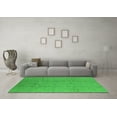 thumbnail image 3 of Ahgly Company Indoor Rectangle Oriental Green Industrial Area Rugs, 7' x 9', 3 of 4
