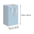 thumbnail image 2 of Cesto de ropa sucia plegable Cesto de almacenamiento de juguetes Cesto de ropa sucia a rayas para el hogar, 2 of 7