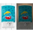 thumbnail image 2 of Caroline's Treasures BB8865CNL Monster Blue Ceramic Night Light, 6x4x3", multicolor, 2 of 2