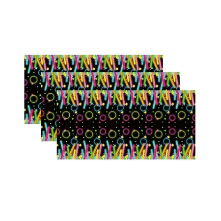 

3Pcs Glow Party Tablecovers for Let Glow Party Theme Party Supplies