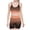 Orange, variant on Abomasnow Women 2 Piece Workout Sets High Waisted Biker Shorts with Pockets Built in Bra Racerback Tank Tops