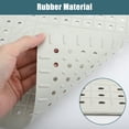 thumbnail image 4 of MesaSe 2pcs Kitchen Sink Mats   Rubber Sink Mat  Kitchen Sink Grid Protector  Non-Slip Drain Pad Protector with Cuttable Center Drain  Collapsible Sink Grates for Kitchen Sink  Grey  12x1, 4 of 6
