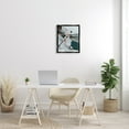 thumbnail image 3 of Stupell Industries Magic of New Beginnings Uplifting Woman Boarding Airplane Graphic Art Luster Gray Floating Framed Canvas Print Wall Art, Design by Amelia Noyes, 3 of 5