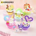 thumbnail image 2 of Keeppley Sanrio Kulomi Melody A Variety Of Cup Cake Building Block Models Cute, 2 of 5