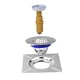thumbnail image 4 of Desagüe de Suelo de Diseño, Resistente a Los Olores, con Pedal, Práctico Tapón de Desagüe para Ducha para Fregadero de Cocina, Lavadero Y Cuarto de Du, 4 of 9
