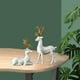thumbnail image 4 of Pareja de Resina Adorno de Estatua ración de Boda Golden Elk Deer+Pareja de Resina Adorno de Estatua ración de Sunnimix Figura ciervo alce, 4 of 4