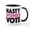 White/Black Inside, variant on CafePress - Nasty Women Vote Mug - 11 oz Ceramic Mug - Novelty Coffee Tea Cup