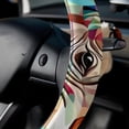 thumbnail image 5 of Rhinoceros 14.5 Inch Printing PVC Leather Car Wheel Cover Auto Accessories Steering Wheel Cover, 5 of 6