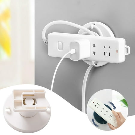 

The Socket Holder Does Not Need To Be Punched Plug The Line Board On The Wall Paste The Line Board On The Wall Paste The Wall Mounted Socket Buckle On The Wall