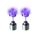 thumbnail image 1 of Guardurnaity 1/2 par LED Grow Light Up Acero inoxidable Dance Christmas Studs Earring Ropa, zapatos y accesorios Miscelánea violeta 2.2*0.7 cm Guardurnaity PS1123-05, 1 of 6