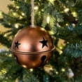 thumbnail image 1 of Adorno De Corona Navidea Con Campanas Grandes Abiertas Para Rbol De Navidad, Forma De Campana, Vidrio, 30 Cm, Para Decoracin Navidea De Interior, Para Tarjetas De Felicitacin, UKHBMC, 1 of 7