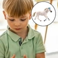 thumbnail image 5 of Plastic Animal Figure Horse for Children 15.5x9cm Quat White Horse, 5 of 6