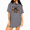 Grey, variant on UNISHE I Put the BOO in Boujee Pumpkin Graphic Tee Women's Halloween Short Sleeve Crewneck Top