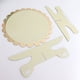 thumbnail image 3 of Ounissouiy Soporte para Tartas, postres, magdalenas, Mousse, aperitivos, magdalenas, soporte para bodas, fiestas de cumpleaños, redonda, de Kits de decoración para fiestas Amarillo, 3 of 6