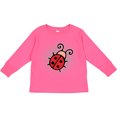 thumbnail image 3 of Inktastic Ladybug Lover Girls Long Sleeve Toddler T-Shirt, 3 of 5