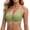 Green, variant on Bra Women's Comfortable Seamless Wireless Everyday T Shirt Bra Soft Support Smooth Underwear Orange M