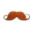 thumbnail image 1 of Fraise de Qualité Rouge Frisé Moustache Auto-Adhésif Cheveux du Visage Guidon Mens, 1 of 1