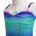 thumbnail image 4 of Girls Princess Ariel Two Piece Cosplay Sets Female Halloween Outfits, Little Girls 3-10 Years, 4 of 6