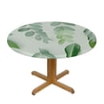 thumbnail image 3 of HAOXIT Round Eucalyptus Tablecloth Waterproof &amp; Tablecloths,Wipeable Table Cloth for Round Dining, Greenery Plant Round Leaf Aesthetic Herb 31-35, 3 of 8