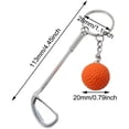 thumbnail image 5 of Mini llavero de golf con colgante que simula el equipamiento deportivo del minigolf, 5 of 5