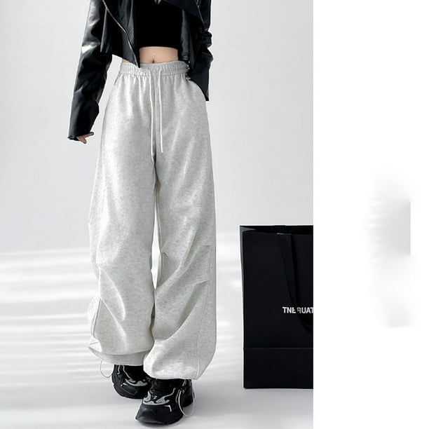 【BAON】Leting Parachute Wide Cotton Pants Wide-leg pants high waist drape Chinese cotton parachute