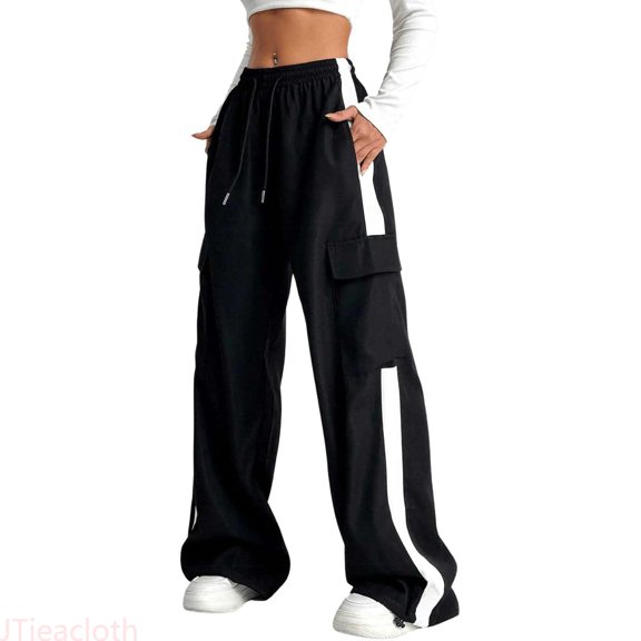 JTieacloth Girls Cargo Pants Kids Cargo Jogger Pants With Multiple Pockets For Boys And Girls Outdoor Play And Daily Casual Wear Comfortable Durable Twill Fabric,Sizes 5-6 Years