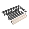 thumbnail image 5 of Mellow Marley Solid Wood Platform Bed with Headboard, Black, Full, 5 of 9