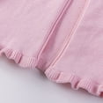 thumbnail image 6 of Girls Cardigan Knitted Long Sleeve Shrug Cotton One-Button Bolero Sweatshirt Wedding Party Dress Cardigans Coat Knitwear for 1-14 Years, 6 of 7