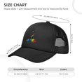thumbnail image 3 of 2024 Paris Olympic Games Hat Baseball Cap Casquette Washed Contrast Baseball Mesh Trucker Cap For Travel Outdoor, 3 of 5