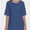 Blue, variant on Women’s Short Sleeve Tops Crew Neck Summer Shirts