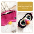 thumbnail image 4 of Miangastore Eye Sleeping Mask Cute Design Multi Color Plush Light Blocker for Children 1 Piece 6.9X3.5in, 4 of 9