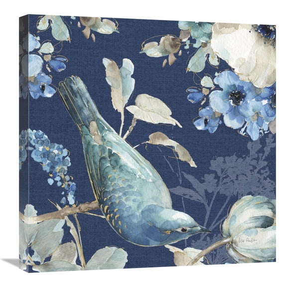 Global Gallery's 'Indigold XXIV' By Lisa Audit Stretched Canvas Wall Art