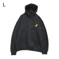 thumbnail image 1 of serony Spring Sweat à Capuche Imprimé Hommes Femmes Pull à Capuche Manteau Couple Top, Noir, L, 1 of 8