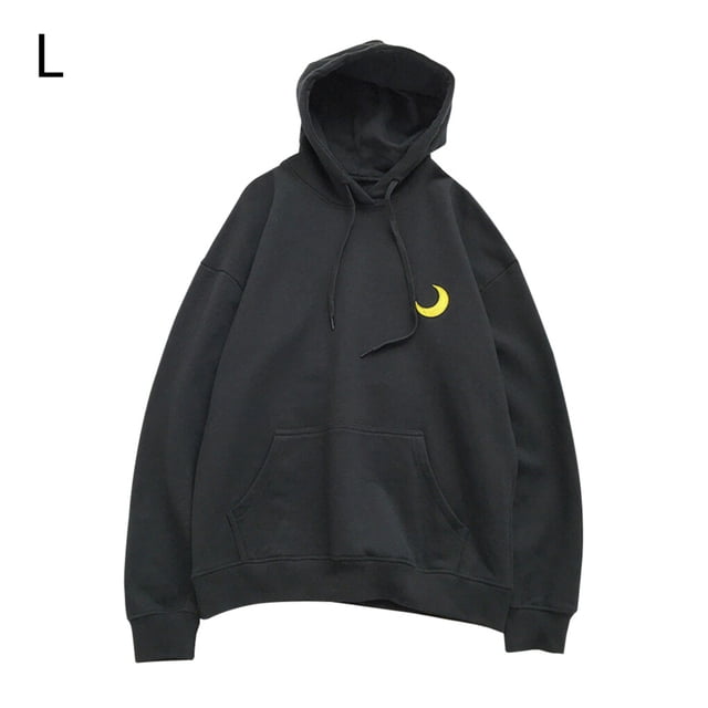 serony Spring Sweat à Capuche Imprimé Hommes Femmes Pull à Capuche Manteau Couple Top, Noir, L