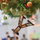 thumbnail image 2 of Adornos de árbol de Navidad con forma de libro, colgante de estantería con forma de letra, adorno de bibliotecario para amantes de los libros, adorno de acrílico para Navidad, regalo para amantes de l, 2 of 7