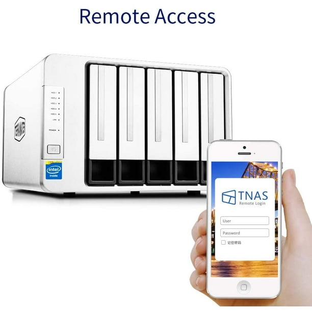 TerraMaster F5-221 NAS 5-Bay Cloud Storage Intel Dual Core