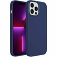 thumbnail image 1 of JETech Silicone Case Compatible with iPhone 13 Pro Max 6.7-Inch, Silky-Soft Touch Full-Body Protective Phone Case, Shockproof Cover with Microfiber Lining (Navy), 1 of 7