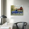 thumbnail image 4 of Shadudu Barn Pictures Wall Art - Vintage Truck Canvas Print for Rustic Wall Decor, Modern Farmhouse Car Wall Art, & Painting Artwork for Home Country Farm Wall Decor 20x16in, 4 of 6
