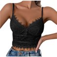 thumbnail image 3 of Aboser Womes Lace Bustier Tops Elegant Going Out Tube Top for Women Summer Trendy Y2k Crop Tops Soft Lace Trim Corset Top, 3 of 7